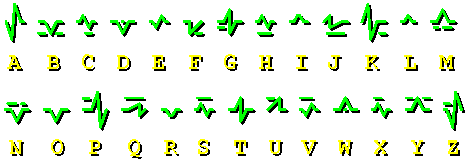 [Cursive Tenctonese alphabet]